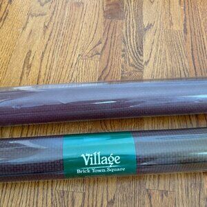 2 rolls of Vintage Department 56 Village Brick Town Square
